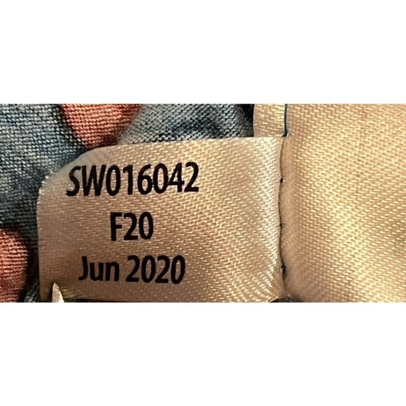 Smartwool Merino 150 Men's Small Long Sleeve Crew Geometric Baselayer Blue Red - Picture 7 of 8